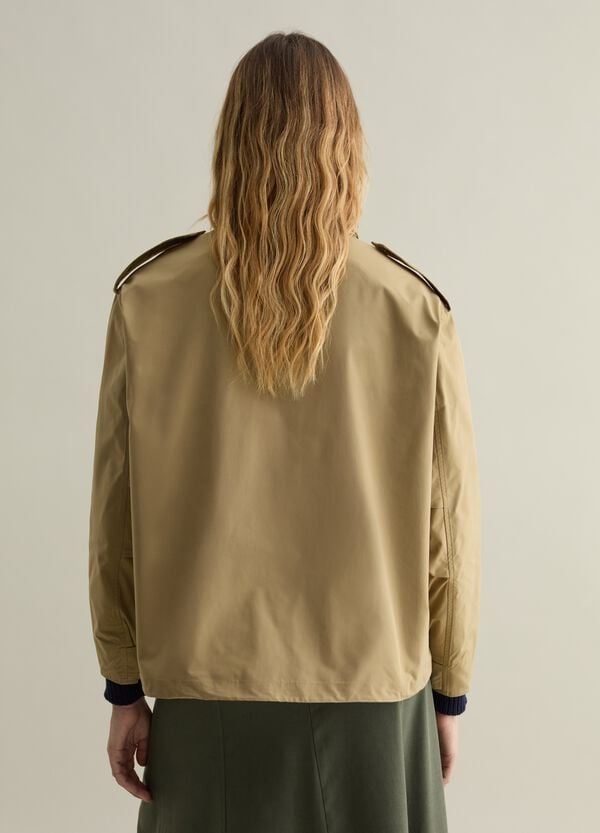 Ovs Giacca Corta Sahariana Con Collo Alto