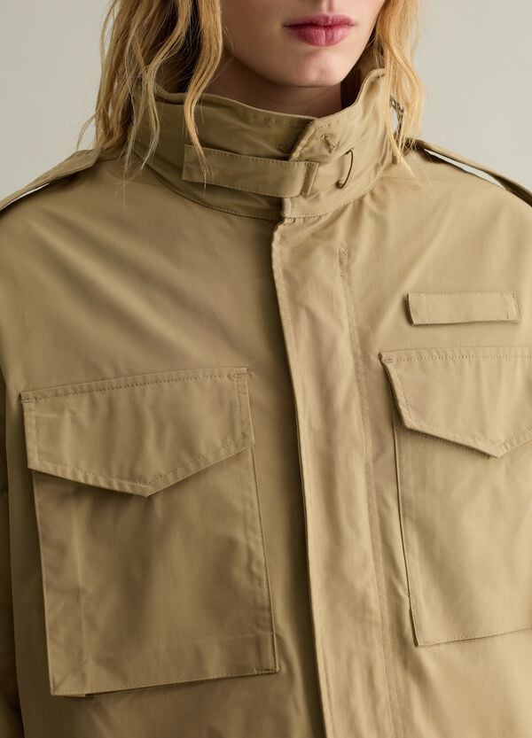 Ovs Giacca Corta Sahariana Con Collo Alto