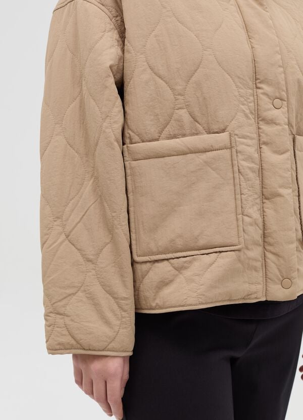 Ovs Giacca Corta Trapuntata Con Colletto Curvy