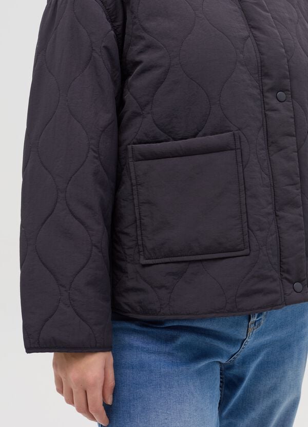 Ovs Giacca Corta Trapuntata Con Colletto Curvy