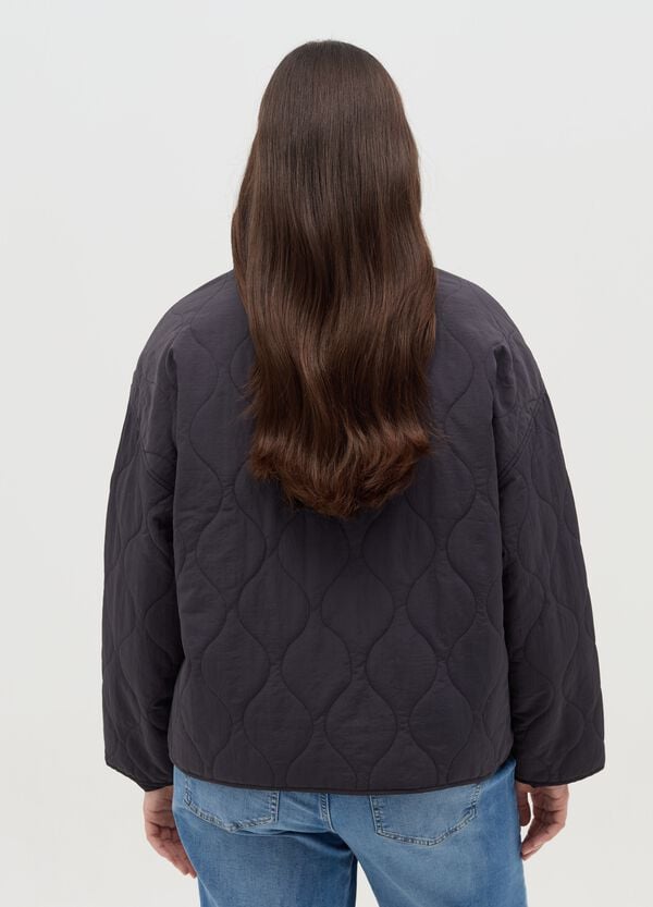 Ovs Giacca Corta Trapuntata Con Colletto Curvy