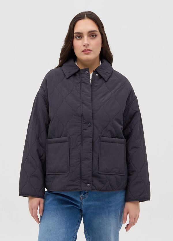 Ovs Giacca corta trapuntata con colletto Curvy