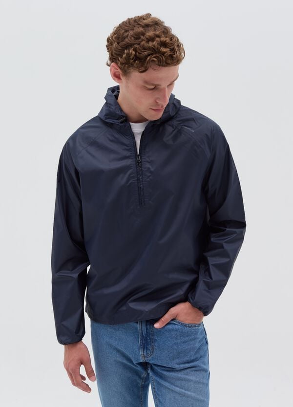 Ovs Giacca Essential Impermeabile Half-zip