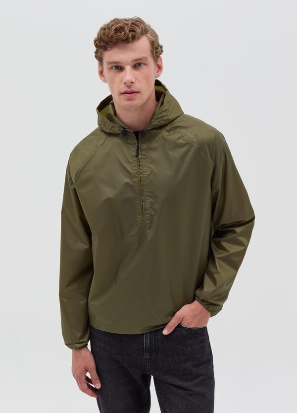 Ovs Giacca Essential Impermeabile Half-zip