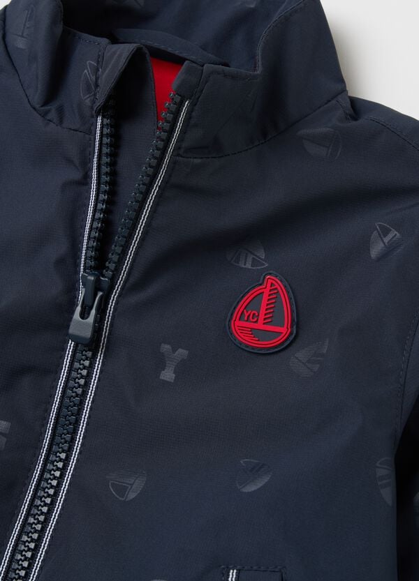 Ovs Giacca Full-zip Con Stampa Motivo Nautica