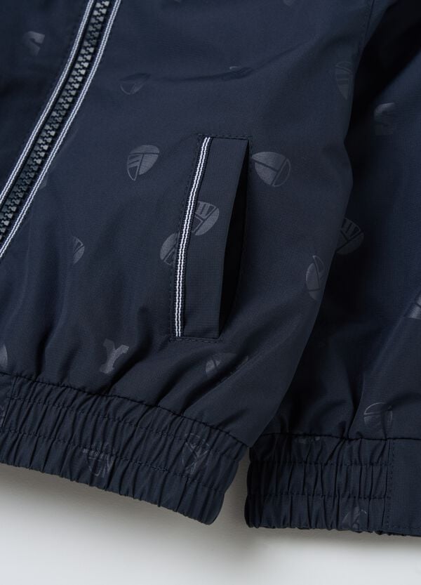 Ovs Giacca Full-zip Con Stampa Motivo Nautica