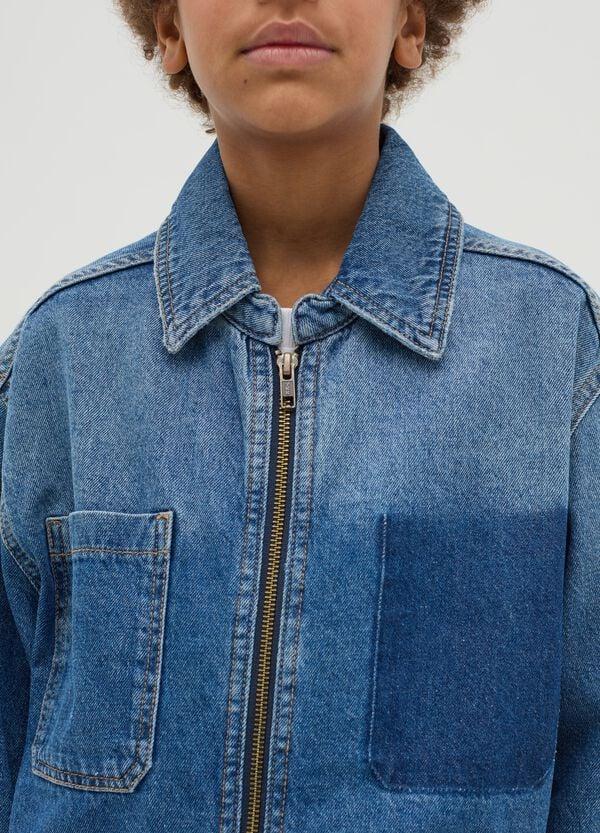 Ovs Giacca Full-zip In Denim
