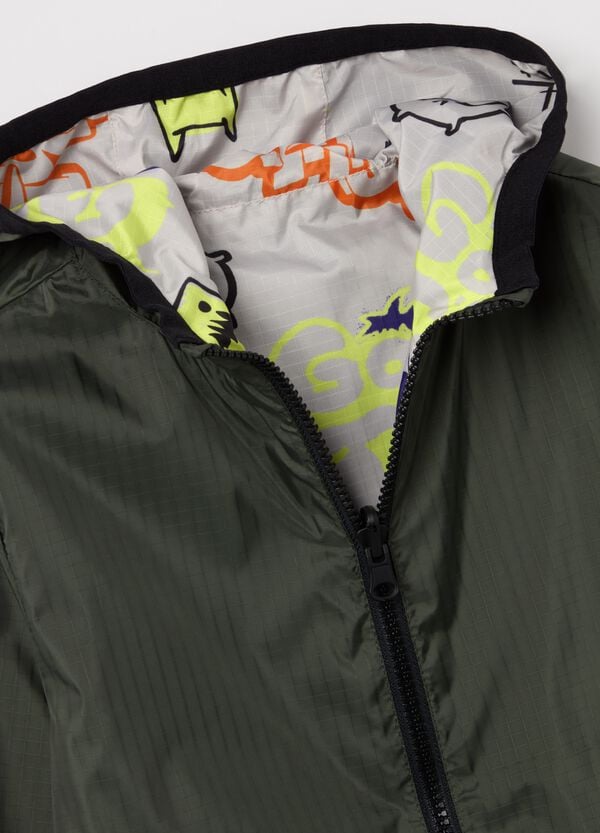Ovs Giacca Full-zip Reversibile Con Cappuccio