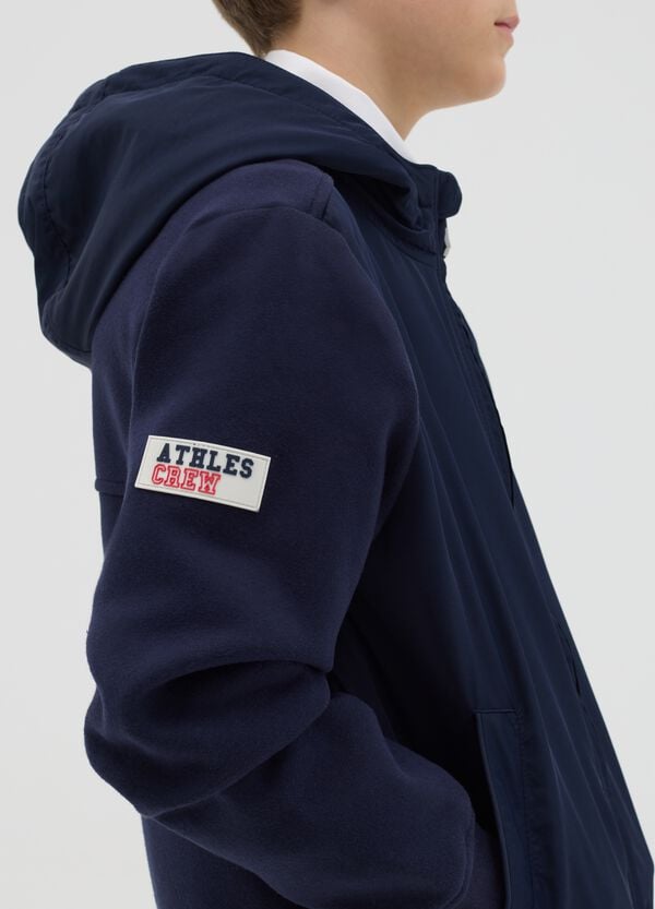 Ovs Giacca Full-zip Trapuntata Con Ricamo "LND"