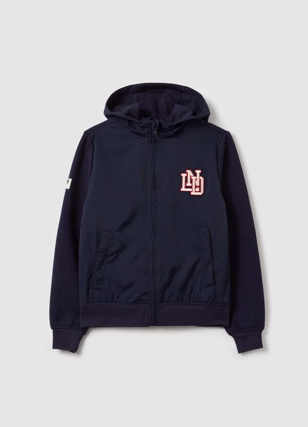 Ovs Giacca Full-zip Trapuntata Con Ricamo "LND"
