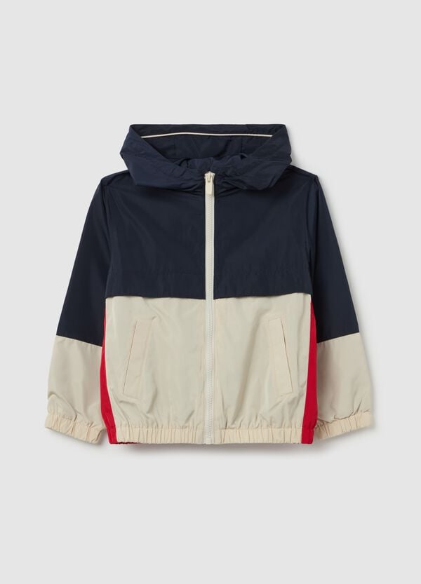 Ovs Giacca impermeabile color block con cappuccio