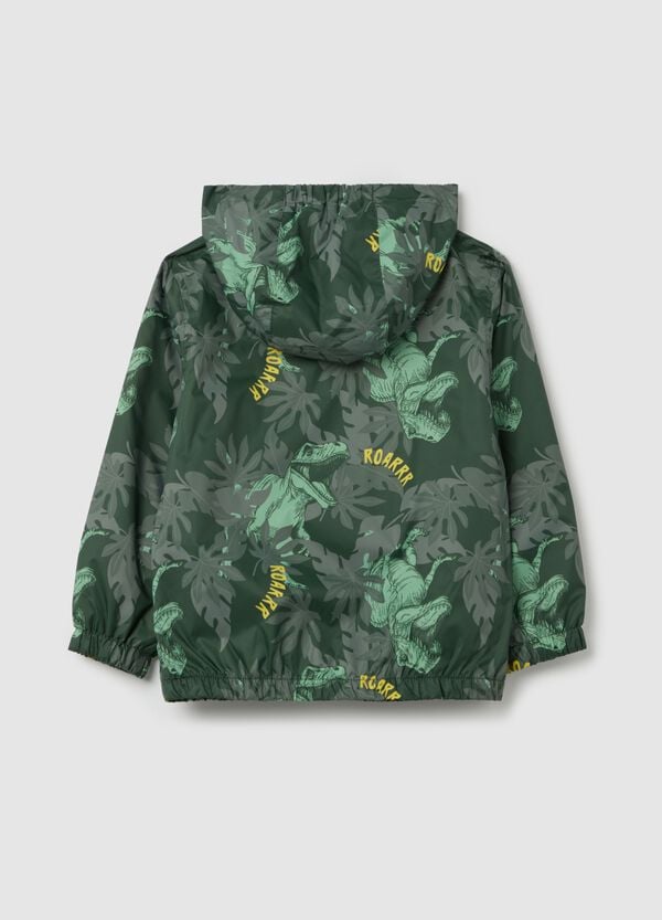 Ovs Giacca Impermeabile Con Cappuccio E Stampa