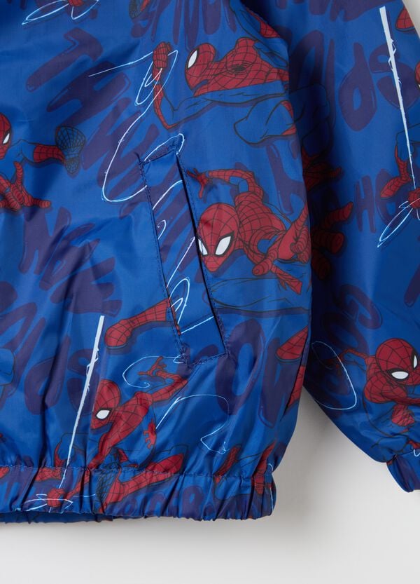 Ovs Giacca Impermeabile Con Cappuccio Spider-Man