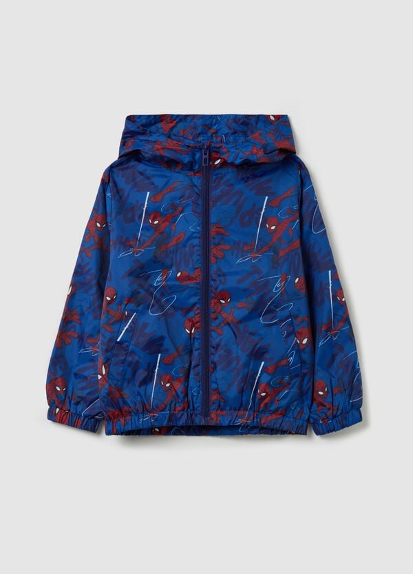 Ovs Giacca impermeabile con cappuccio Spider-Man