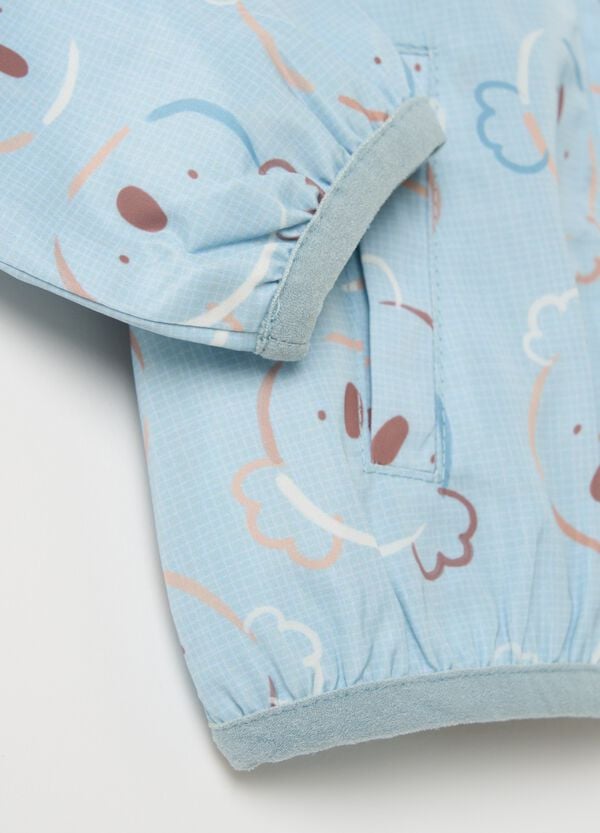 Ovs Giacca Impermeabile Con Cappuccio Stampa Koala