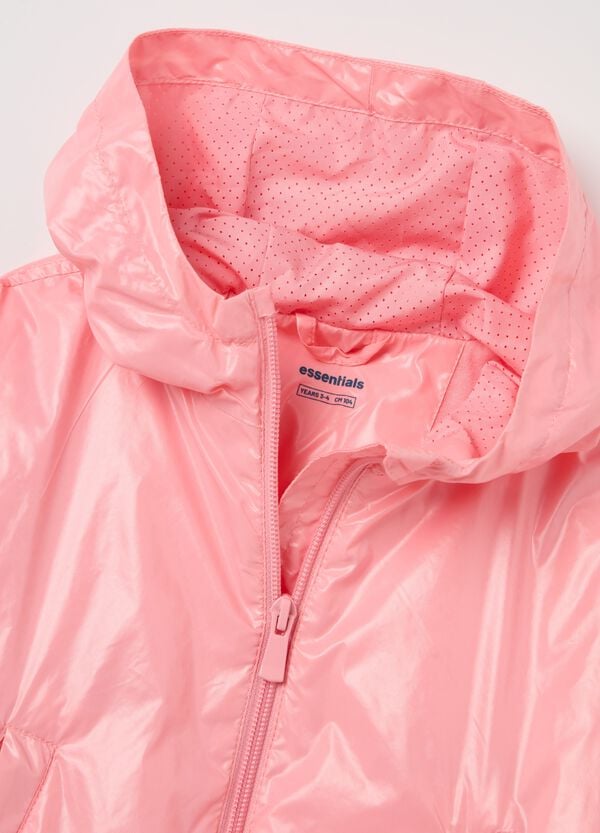 Ovs Giacca Impermeabile Shiny Con Cappuccio