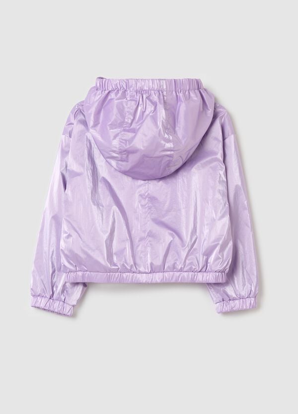 Ovs Giacca Impermeabile Shiny Con Cappuccio