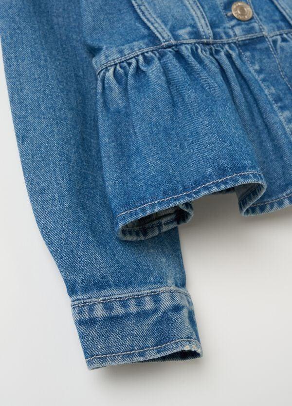 Ovs Giacca In Denim Con Balza