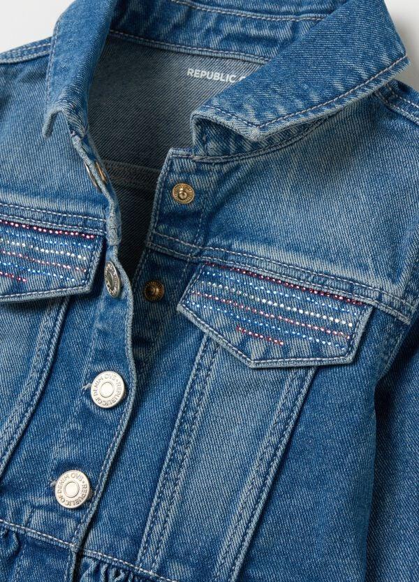 Ovs Giacca In Denim Con Balza
