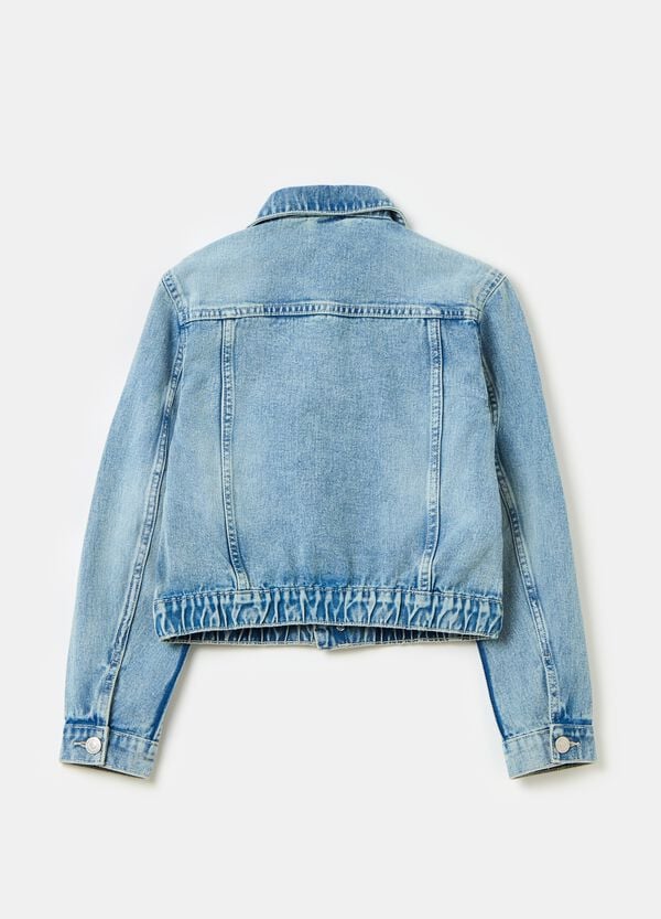 Ovs Giacca In Denim Con Base Elasticata