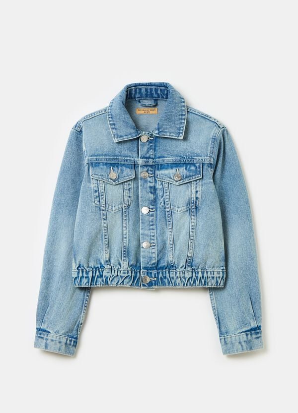Ovs Giacca in denim con base elasticata