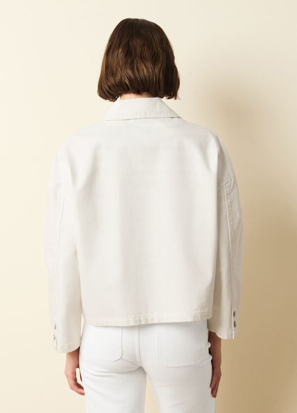 Ovs Giacca In Denim Con Dettagli Ricamati