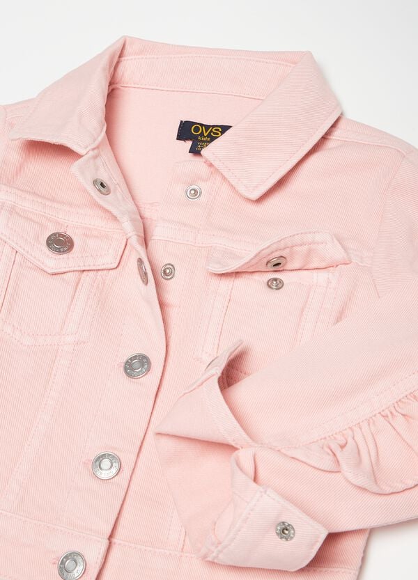 Ovs Giacca In Denim Con Rouches