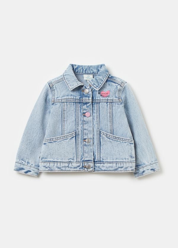 Ovs Giacca in denim con stampa Minnie