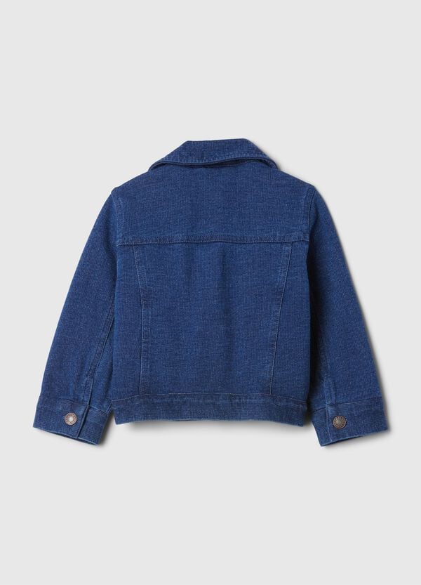 Ovs Giacca In French Terry Denim