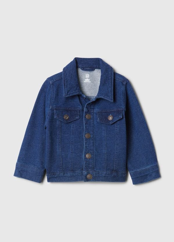 Ovs Giacca in French Terry denim
