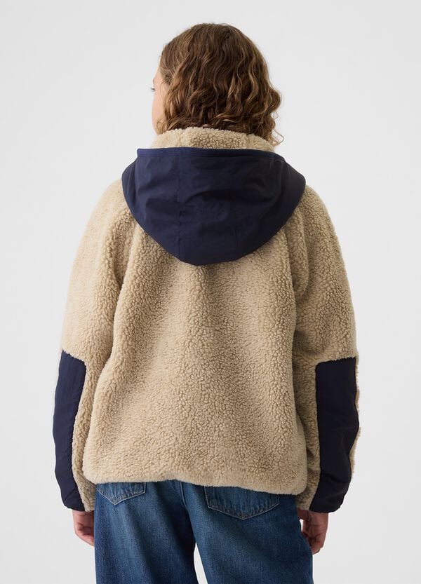 Ovs Giacca In Sherpa Con Cappuccio