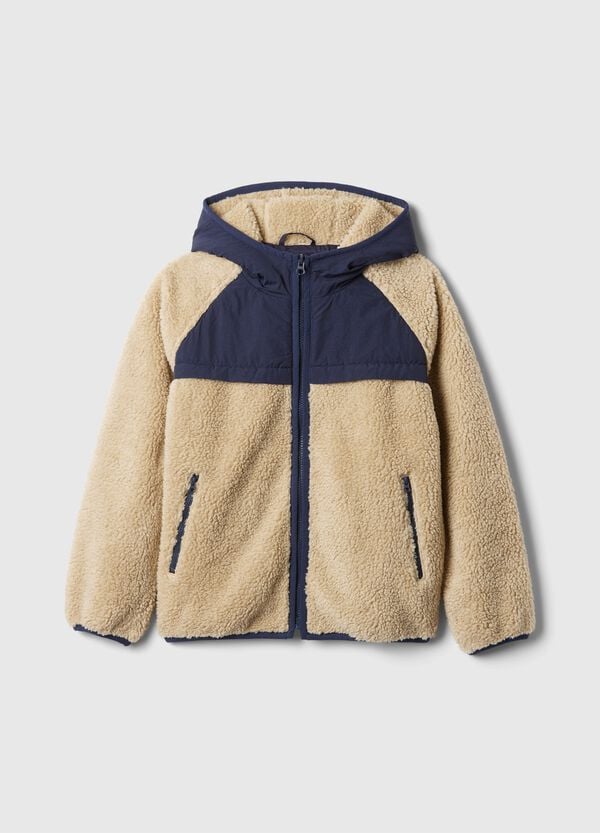 Ovs Giacca In Sherpa Con Cappuccio