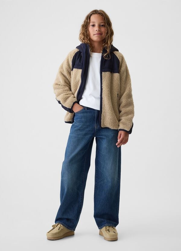 Ovs Giacca in sherpa con cappuccio
