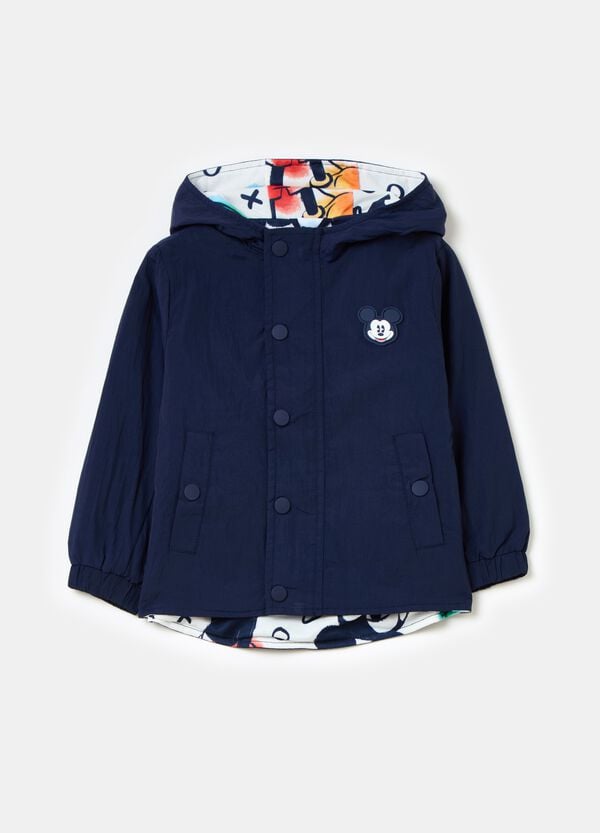 Ovs Giacca kaban con cappuccio e patch Topolino