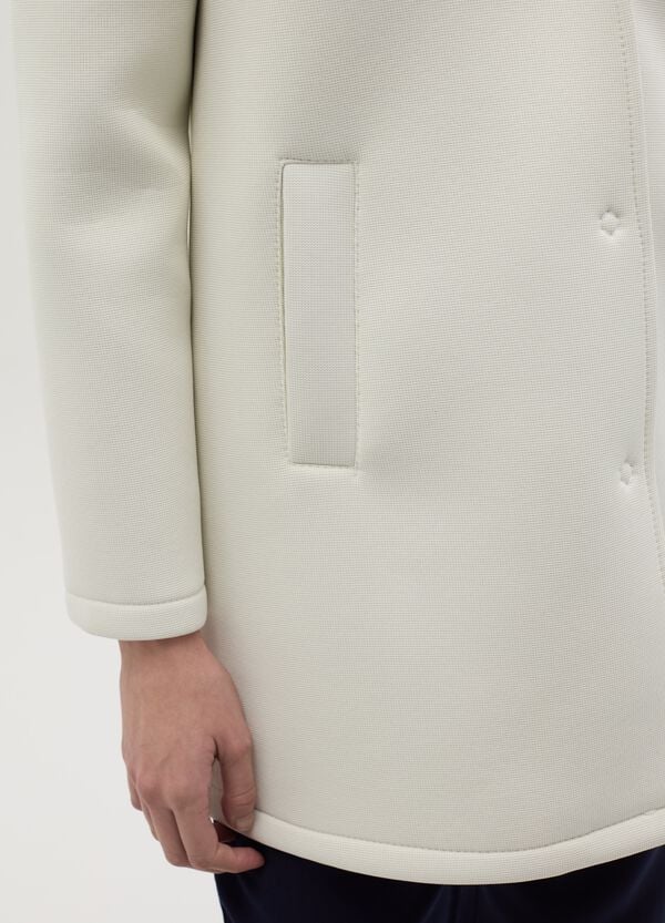 Ovs Giacca Lunga Con Cappuccio E Bottoni