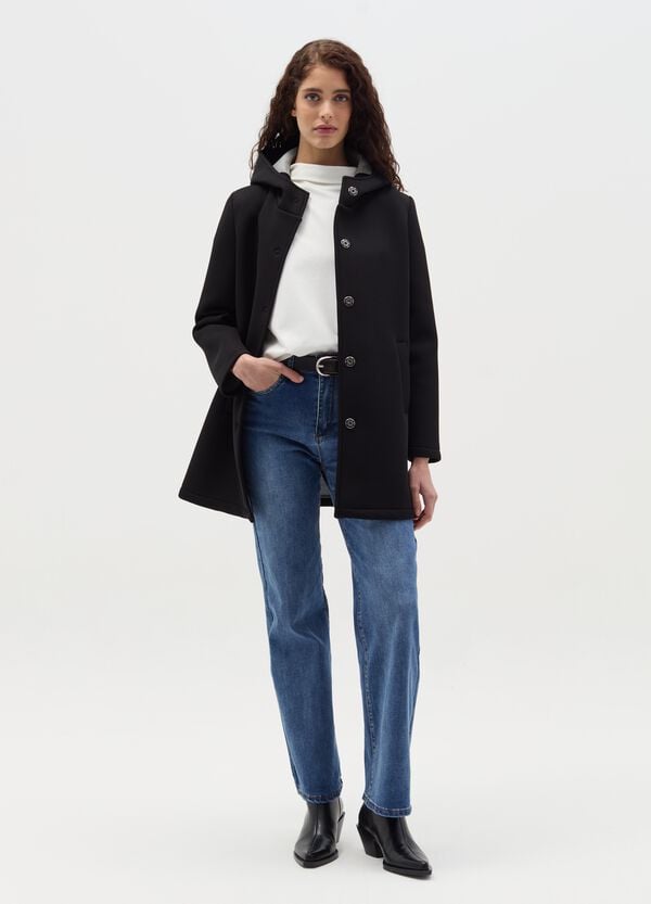 Ovs Giacca lunga con cappuccio e bottoni