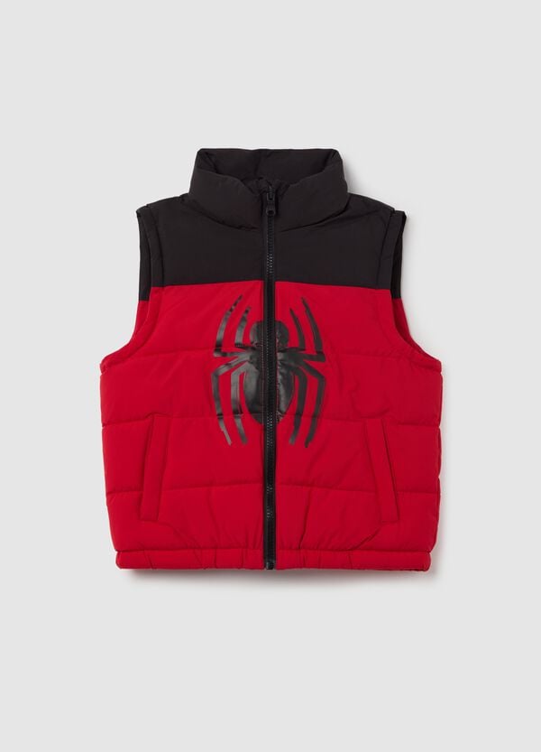 Ovs Gilet bicolore con stampa Spider-Man