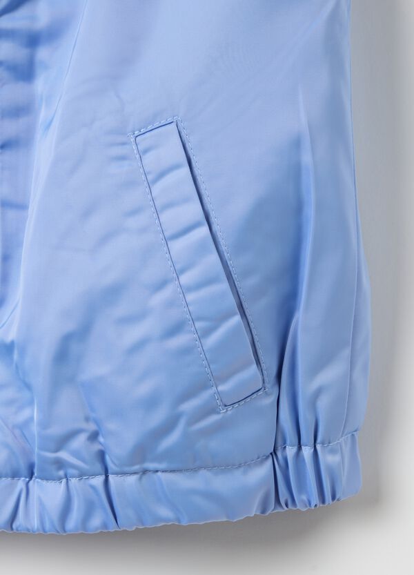 Ovs Gilet Con Cappuccio E Patch Stitch