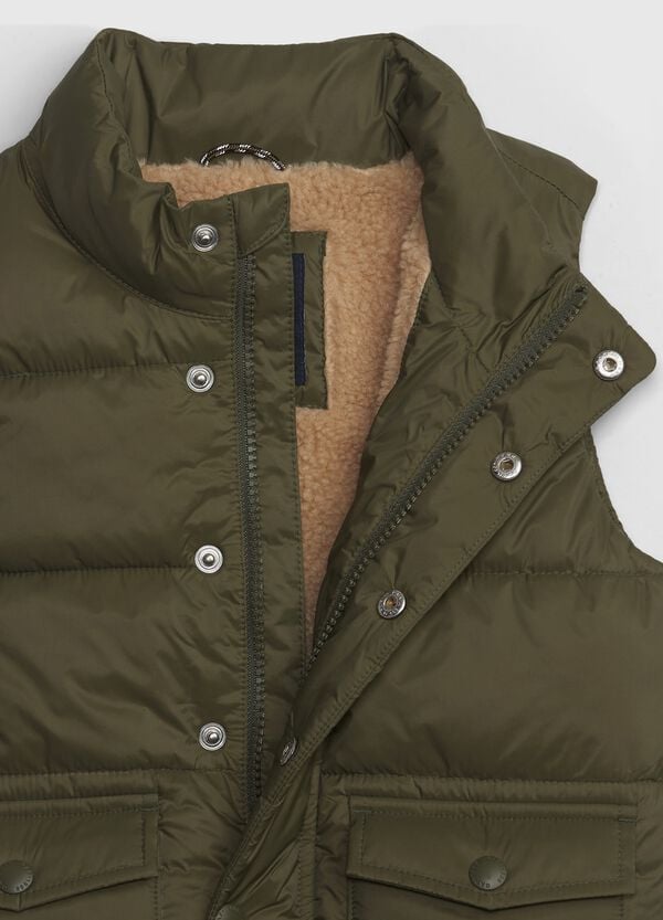 Ovs Gilet Con Interno In Sherpa