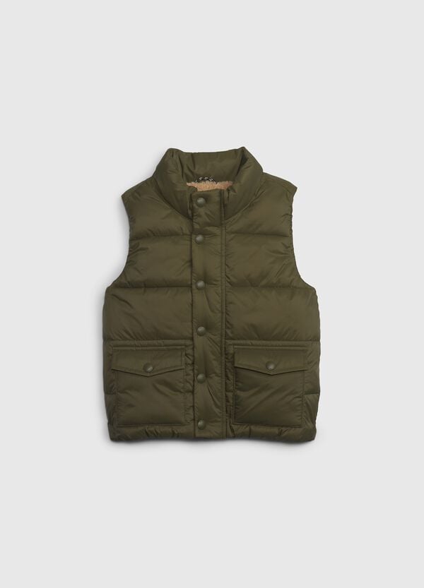 Ovs Gilet con interno in sherpa