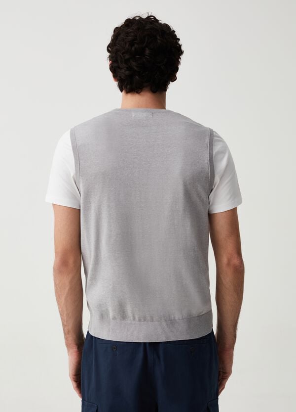 Ovs Gilet Con Scollo A V E Bottoni