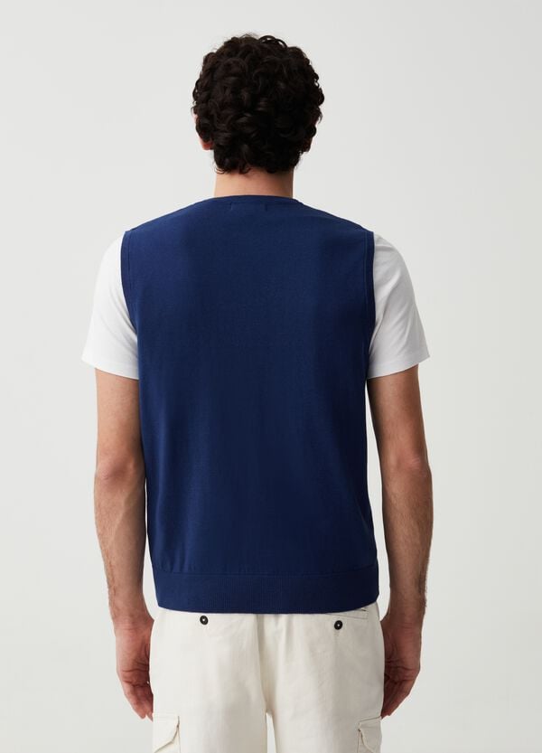 Ovs Gilet Con Scollo A V E Bottoni