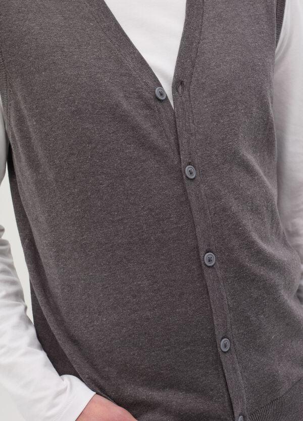 Ovs Gilet Con Scollo A V E Bottoni