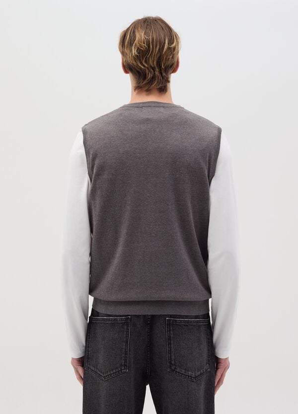 Ovs Gilet Con Scollo A V E Bottoni