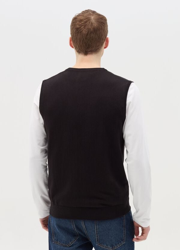 Ovs Gilet Con Scollo A V E Bottoni