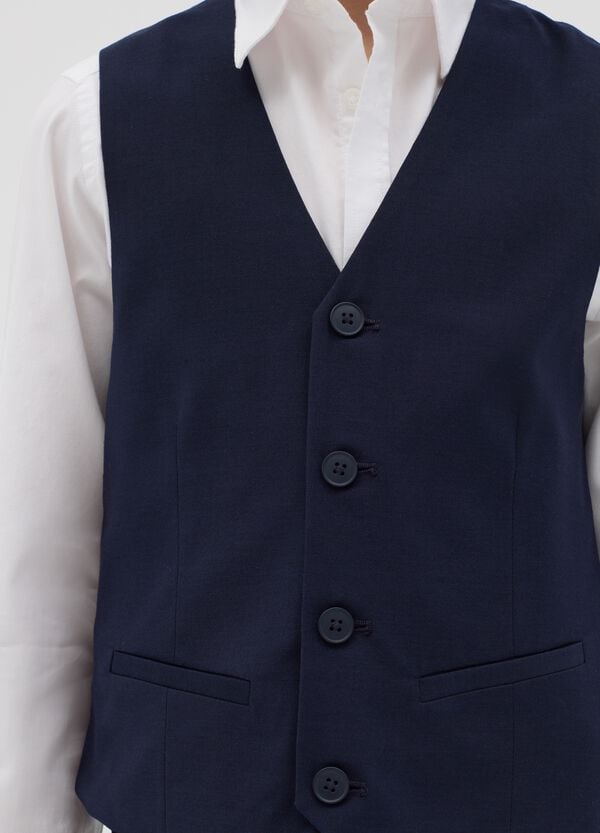 Ovs Gilet Con Tasche A Filo