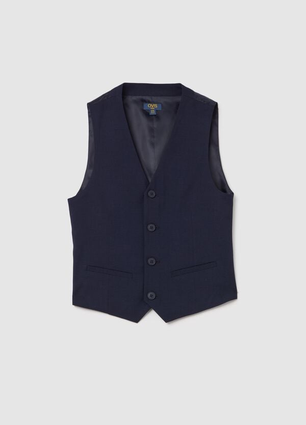 Ovs Gilet Con Tasche A Filo