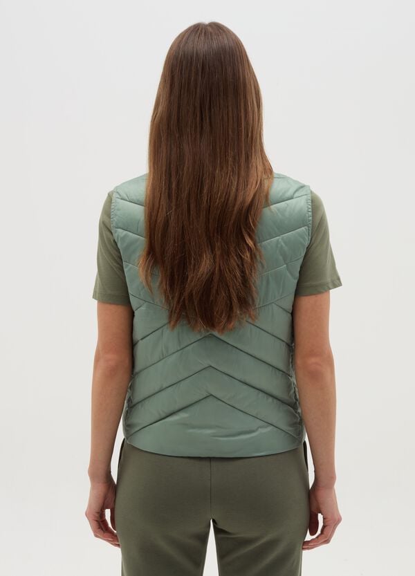 Ovs Gilet Full-zip Ultralight A Collo Alto