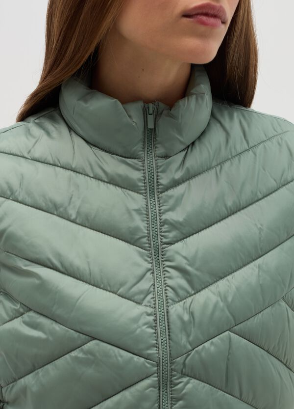 Ovs Gilet Full-zip Ultralight A Collo Alto