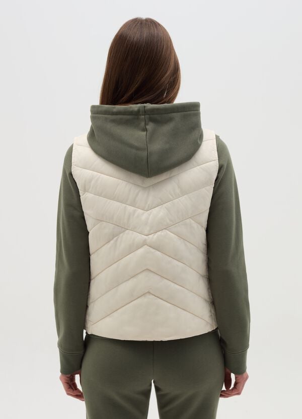 Ovs Gilet Full-zip Ultralight A Collo Alto